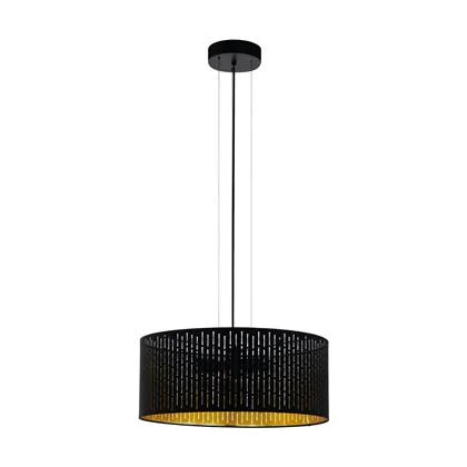 EGLO Varillas Hanglamp - 3 lichts - Ø53 cm - E27 - Zwart