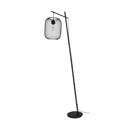 EGLO Wrington Vloerlamp - E27 - 194 cm - Zwart