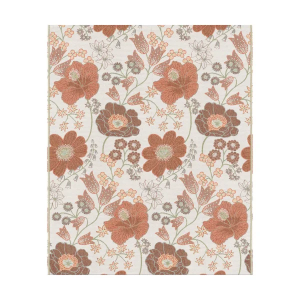 Ekelund Linneväveri Kvällsblom plaid 140x170 cm Multi