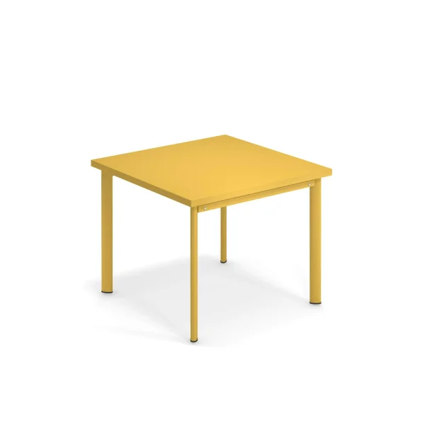 Emu Star tafel - 90 x 90 cm - currygeel