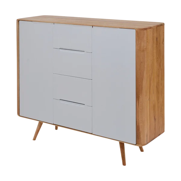 Ena dresser 135 houten ladekast naturel - 135 x 110 cm