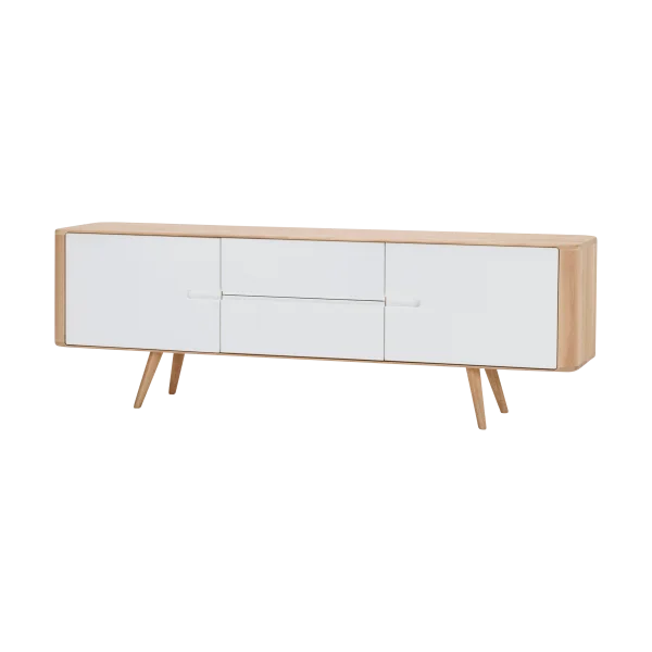 Ena sideboard houten dressoir whitewash - 180 cm