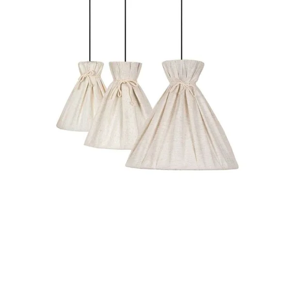 Envostar - Lola 3 Hanglamp Ecru/Beige/Black