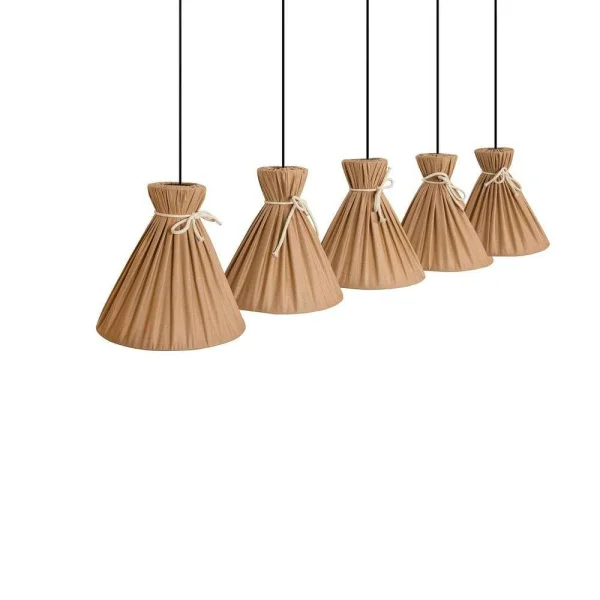 Envostar - Lola 5 Hanglamp Cappucino/Beige/Black