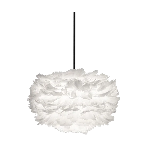 Eos Mini hanglamp white - met koordset zwart - Ø 35 cm