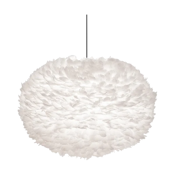 Eos X-large hanglamp white - met koordset zwart - Ø 75 cm