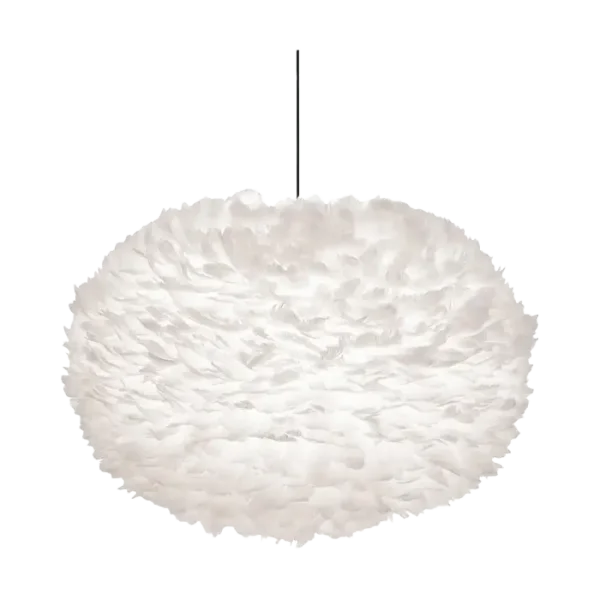 Eos XX-large hanglamp white - met koordset zwart - Ø 110 cm