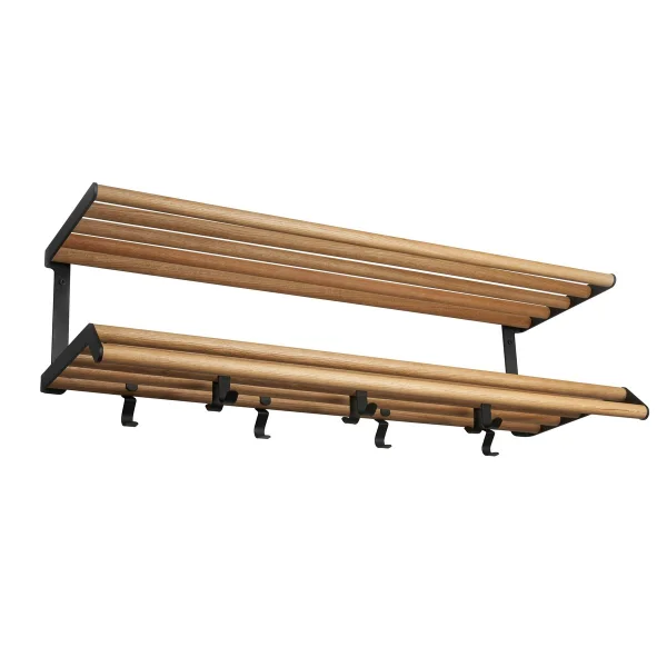 Essem Design Tamburin hoedenplank 60 cm Eikenhout-zwart