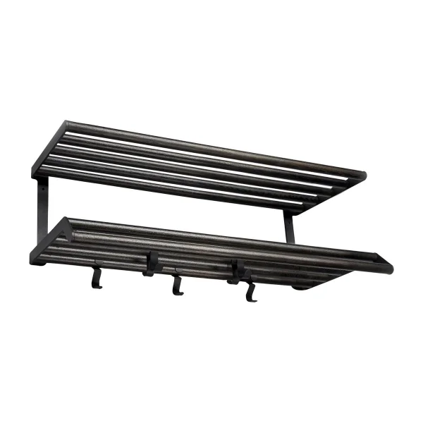 Essem Design Tamburin hoedenplank 60 cm Zwartgebeitst eiken-zwart