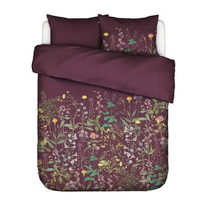 Essenza Augustina Dekbedovertrek 200 x 200|220 cm - Mauve Wine