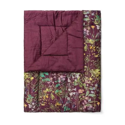 Essenza Augustina Sprei 220x265 cm - Mauve Wine