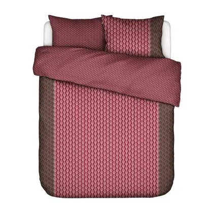 Essenza Tesse Dekbedovertrek Cherry red 200 x 220 cm