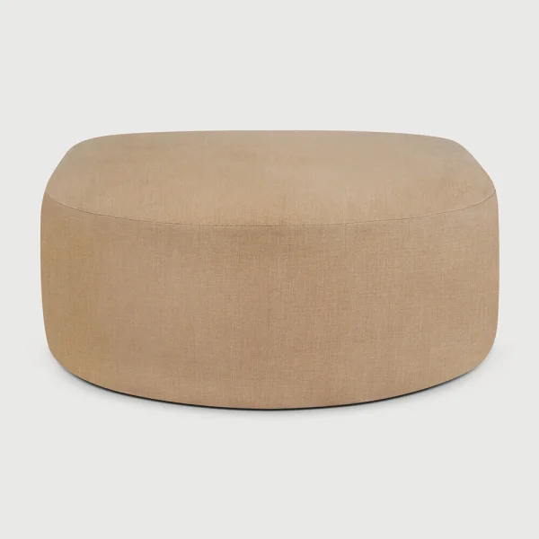 Ethnicraft Halfronde Hocker Bulky 95 x 95cm - Light Sepia