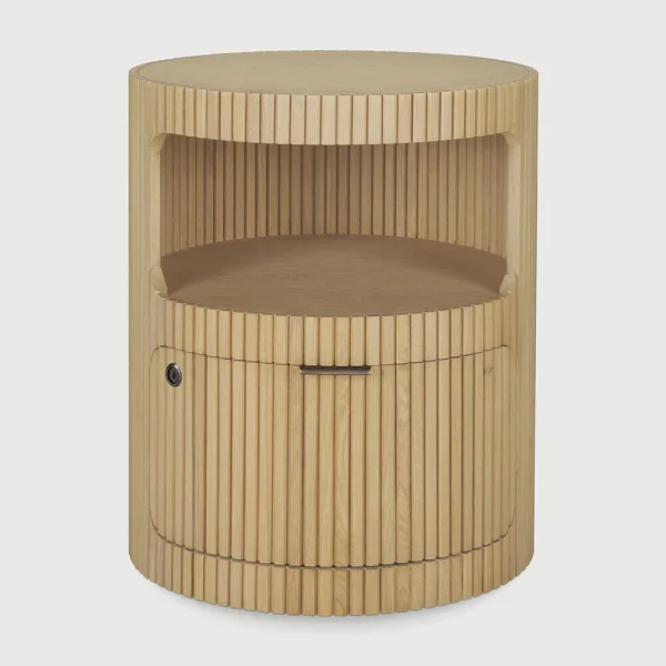 Ethnicraft Ronde Ladekast Boomerang Geolied Eikenhout - Naturel