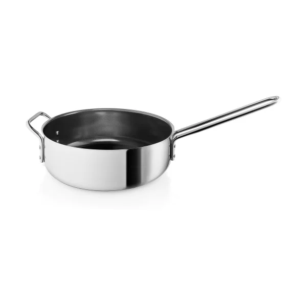 Eva Solo Eva Trio Stainless Steel Slip-Let  keramische sauteerpan 24 cm