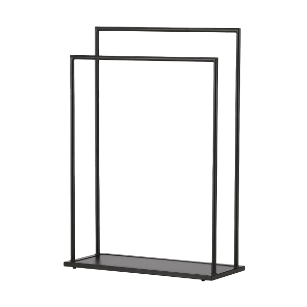 Eva zwart metalen kledingrek - 100 x 70 cm