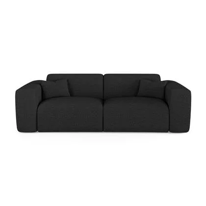 Express slaapbank dunlopillo 160cm bouclette donker antraciet