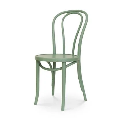 Fameg Vienna Thonet No.18 Houten Bistrostoel Lichtgroen