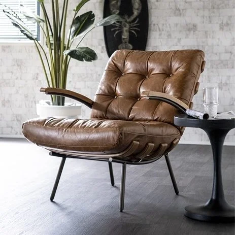 Fauteuil Bastiaan - Cognac