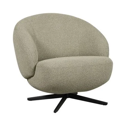 Fauteuil Chance - Groen - Textiel | Metaal