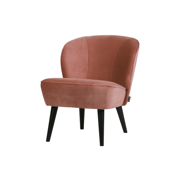 Fauteuil Sara Velvet - Roze