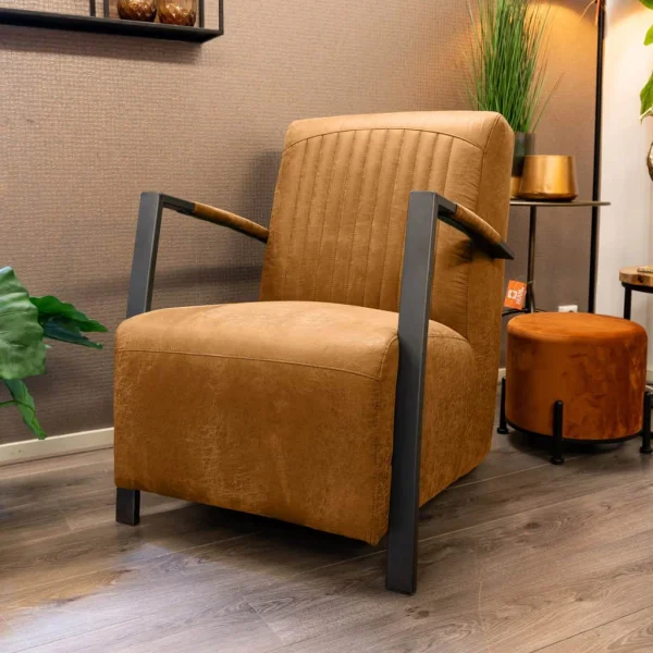 Fauteuil Sixty - Cognac