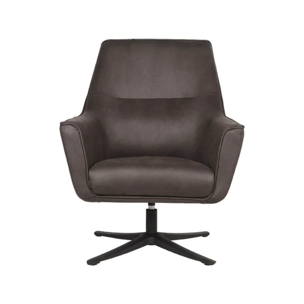 Fauteuil Tod - Antraciet Microfiber