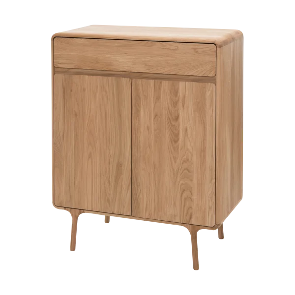 Fawn cabinet houten opbergkast naturel - 90 x 110 cm