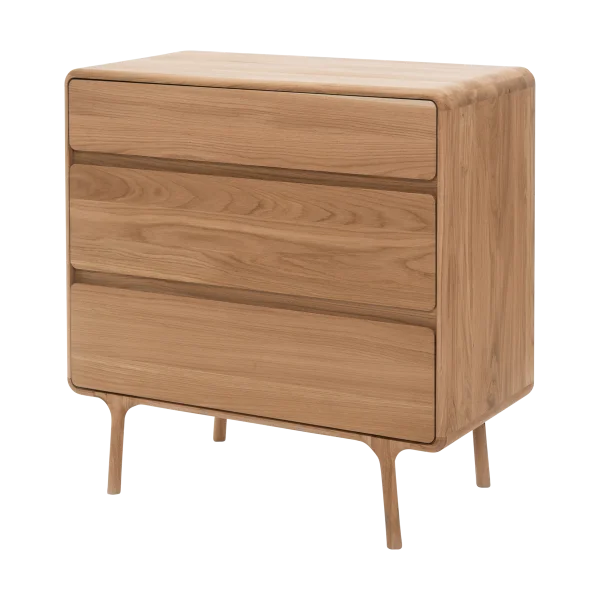 Fawn drawer houten ladekast naturel - 90 x 90 cm