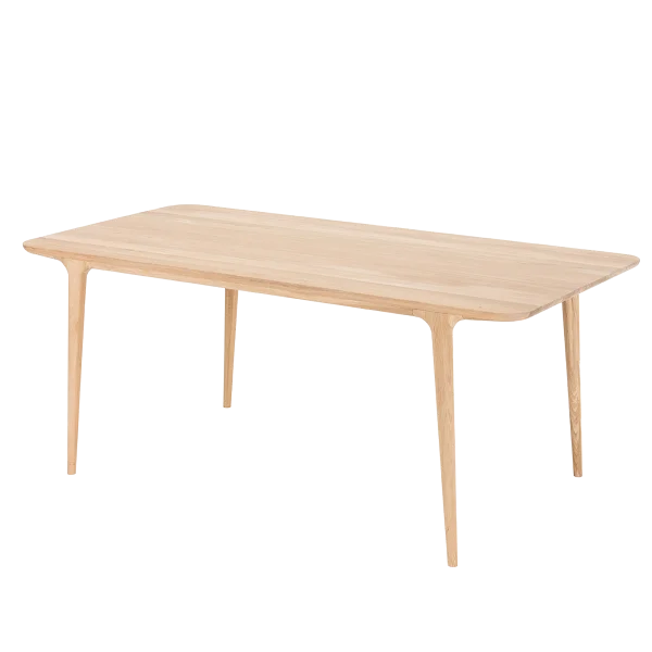 Fawn table houten eettafel whitewash - 160 x 90 cm