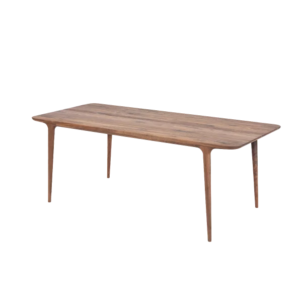 Fawn table houten eettafel wild walnut- 220 x 90 cm