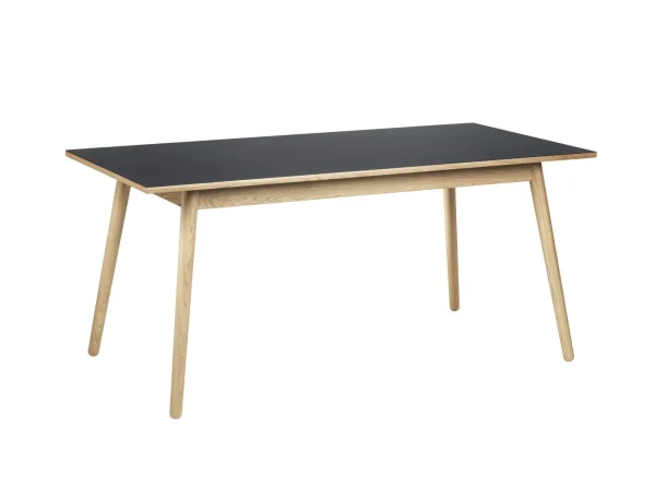 FDB Møbler C35 eettafel - donkergrijs - 160 cm