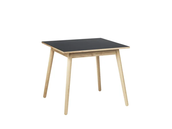 FDB Møbler C35 eettafel - donkergrijs - 82 cm