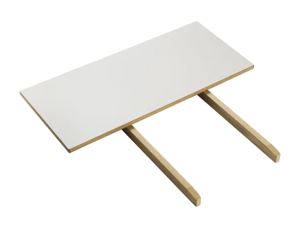 FDB Møbler C35 Eettafel-verlengblad - Breedte 82 cm - lichtgrijs - 82 cm