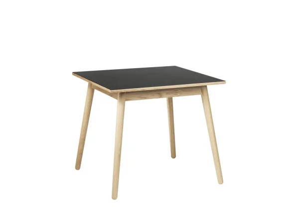 FDB Møbler C35 eettafel - zwart - 82 cm