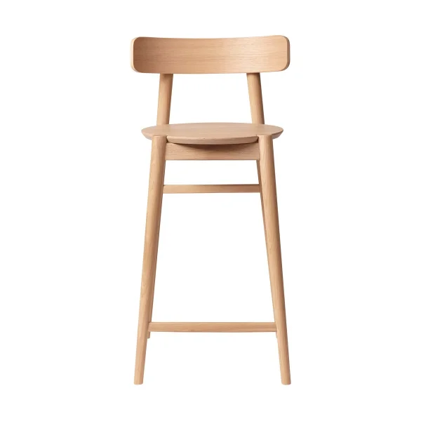 FDB Møbler J185 Øst barkruk 65 cm Oak nature lacquered