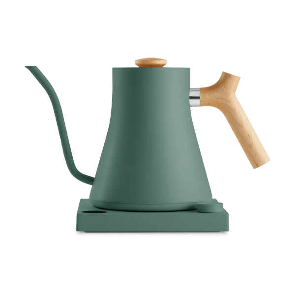 Fellow Stagg EKG waterkoker met variabele temperatuur 90 cl Smoke green-maple