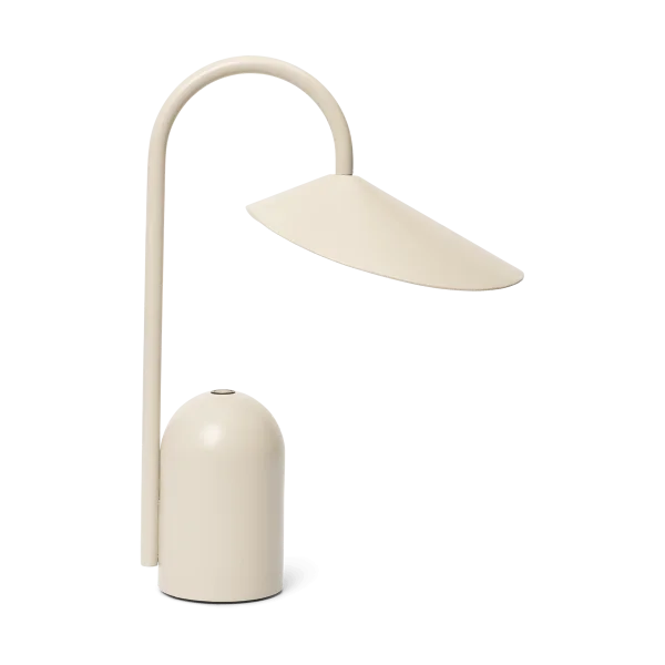 ferm LIVING Arum draagbare lamp Cashmere