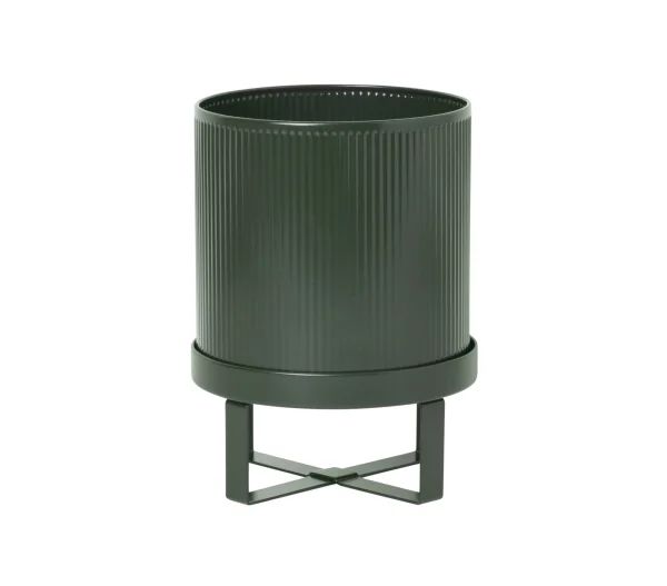 ferm LIVING Bau plantenpot - donkergroen - L