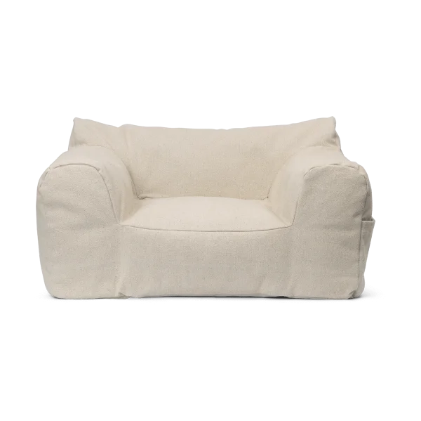 ferm LIVING Billow bean bag fauteuil Crèmekleurig