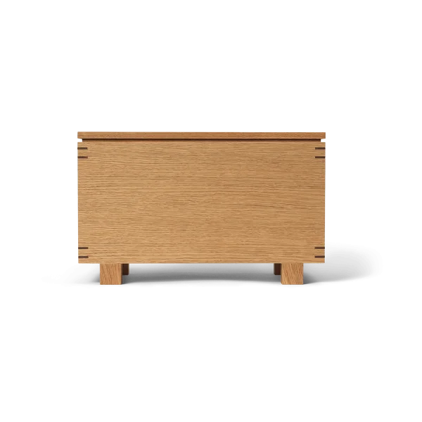 ferm LIVING Bon houten doos 19x35 cm Oiled oak