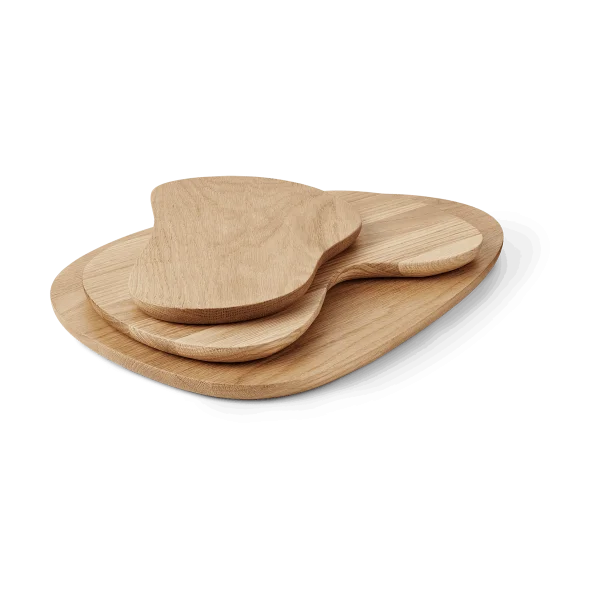 Ferm Living Cairn snijplank 3-delig Oak