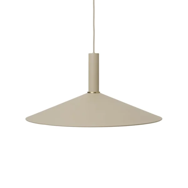 ferm LIVING Collect hanglamp cashmere, high, angle shade