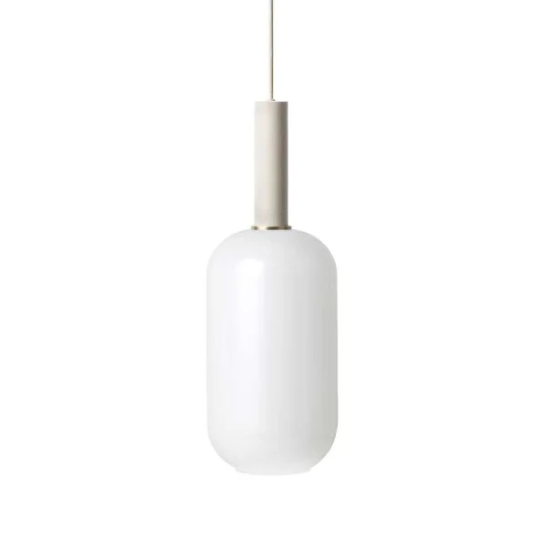 Ferm Living - Collect Hanglamp Opal Tall High Light Grey