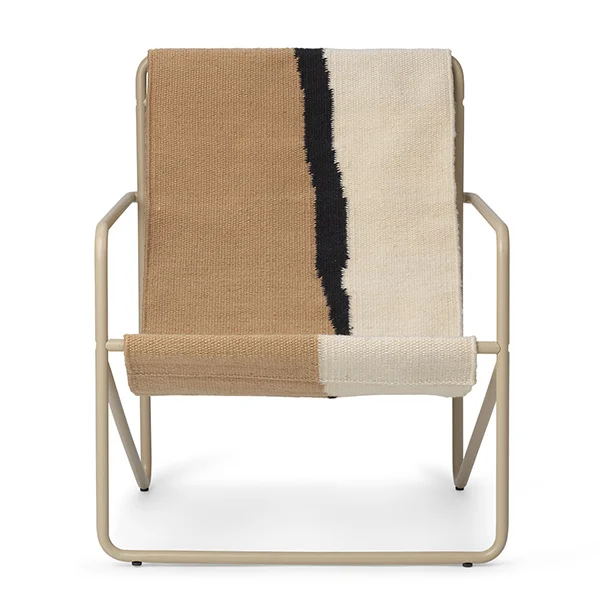 ferm LIVING-collectie Desert Chair Kids - Cashmere/Soil