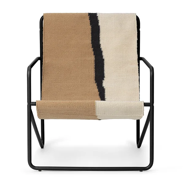 ferm LIVING-collectie Desert Chair Kids - zwart/Soil