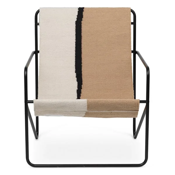 ferm LIVING-collectie Desert Chair - zwart/Soil