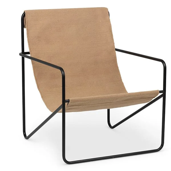 ferm LIVING-collectie Desert Chair - zwart/Solid