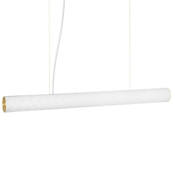 ferm LIVING-collectie Hanglamp Vuelta 100 Wit - Brass