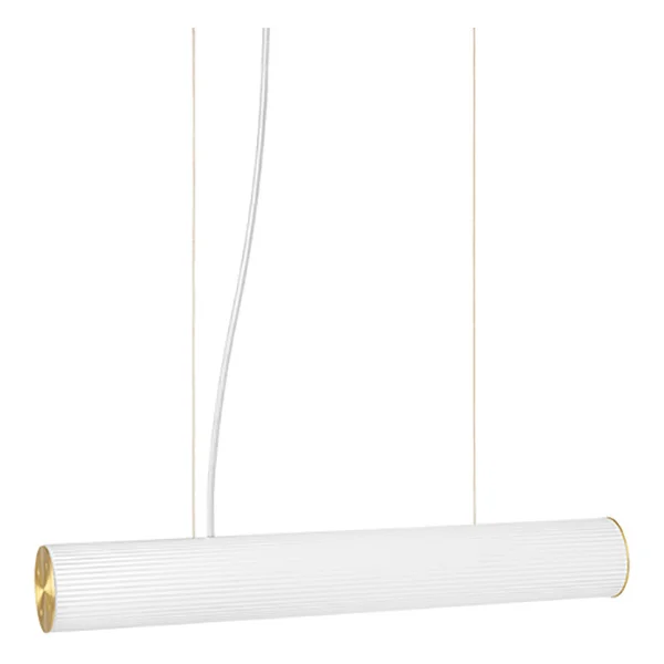 ferm LIVING-collectie Hanglamp Vuelta 60 Wit - Brass